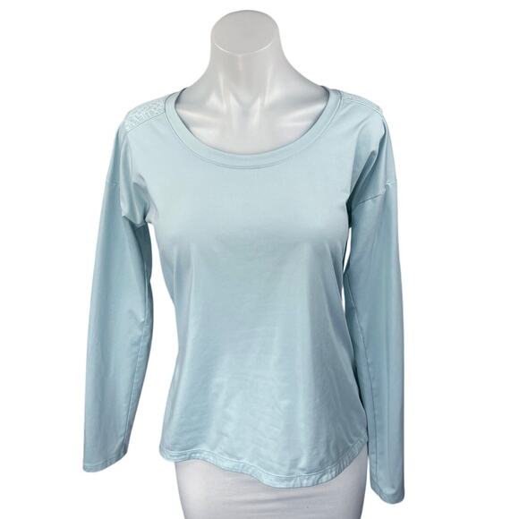 Calia by Carrie Underwood Blue Long Sleeve Racerback Athletic Tee Shirt Top Sz M - Picture 1 of 4